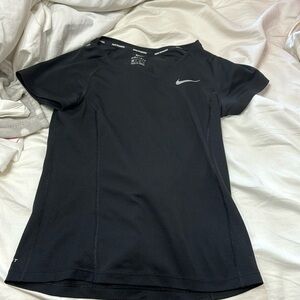 Black nike running top